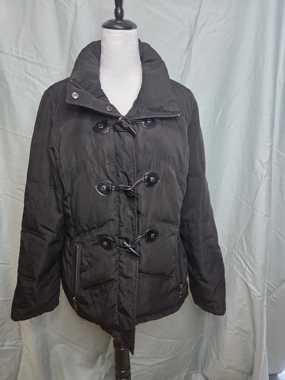 Calvin Klein Black Toggle Puffer Jacket